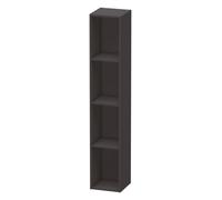 Duravit L-Cube Élément d'étagère vertical, 4 compartiments, 180x180x1000mm, LC120508080, Couleur: Décor graphite super mat
