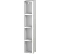 Duravit L-Cube Élément d'étagère vertical, 4 compartiments, 180x180x1000mm, LC120508484, Couleur: Blanc super mat Décor