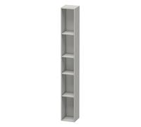 Duravit L-Cube LC120600707 18x18x140cm, 5 compartiments, vertical, gris béton mat