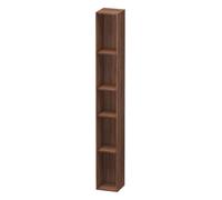 Duravit L-Cube Élément d'étagère vertical, 5 compartiments, 180x180x1400mm, LC120602121, Couleur: DÃ©cor noyer foncÃ©