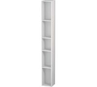 Duravit L-Cube Élément d'étagère vertical, 5 compartiments, 180x180x1400mm, LC120602222, Couleur: Décor blanc brillant