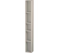 Duravit L-Cube Élément d'étagère vertical, 5 compartiments, 180x180x1400mm, LC120608383, Couleur: Décor taupe super mat