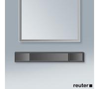 Duravit Élément d'étagère L-Cube LC120004949 3 compartiments 140×800×120 mm Décor graphite mat