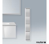 Duravit Étagère L-Cube LC120508585 verticale 4 compartiments 180×180×1000 mm laque blanche brillante