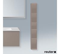 Duravit L-Cube Élément d'étagère vertical, 5 compartiments, 180x180x1400mm, LC120604343, Couleur: Décor basalte mat