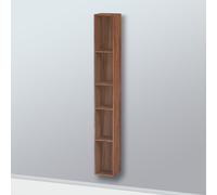 Duravit Étagère verticale L-Cube LC120607979 5 compartiments 180x180x1400 mm décor noyer naturel
