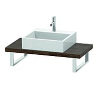 Duravit L-Cube LC100C02121 épaisseur 4,5 cm, noyer foncé, pour Aufsatzbecken , variable