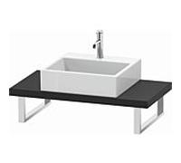 Duravit L-Cube LC100C08080 épaisseur 4,5 cm, graphite super mat, pour Vasques à poser , variable