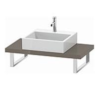 Duravit L-Cube LC100C08989 épaisseur 4,5 cm, gris flanelle brillant, pour Vasques à poser , variable