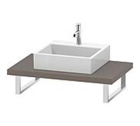 Duravit L-Cube LC102C04343 épaisseur 4,5 cm, basalte mat, pour Aufsatzbecken , variable