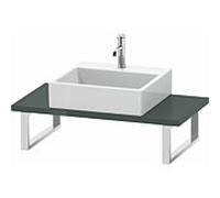 Duravit L-Cube LC104C03838 épaisseur 3 cm, gris dolomiti brillant, pour Vasques à poser , variable
