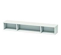 Duravit ETAGÈRE L-Cube, largeur 800mm, profondeur 140mm, horizontale, 3 compartiments, LC120008585, Couleur: Laque brillante blanche