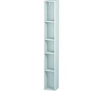 Duravit Élément d'étagère vertical L-Cube LC120601818 – 5 compartiments, 18×18×140 cm, blanc mat
