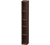 Duravit L-Cube Élément d'étagère vertical, 5 compartiments, 180x180x1400mm, LC120602121, Couleur: DÃ©cor noyer foncÃ©