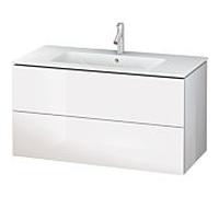 Duravit L-Cube LC624202222 Blanc Brillant , 102x55.5x48.1cm, 2 tiroirs