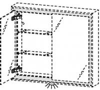 Duravit L-Cube LED lavabo éclairage pour armoire de toilette, UV995400000