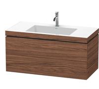 L-Cube Duravit vasque LC6928O2121 100 x 48 cm, 2000 , noyer foncé, 2 tiroirs