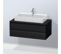 Duravit Vasque L-Cube LC581901616 102 x 54,7 cm chêne noir pour console 2 tiroirs