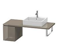 Duravit Meuble bas L-Cube LC583008989 32x54,7 cm pour console gris flanelle brillant coulissant 2000