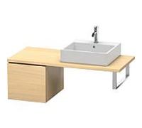 Duravit L-Cube Meuble bas pour plan de toilette, 1 tiroir, LC583107171,