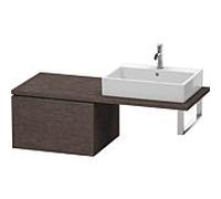 Duravit L-Cube meuble bas LC583307272 62 x 54,7 cm, chêne foncé brossé, pour console, coulissant 2000