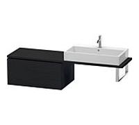 Duravit L-Cube meuble bas LC583401616 82 x 54,7 cm, chêne noir, pour console, 2000 coulissant