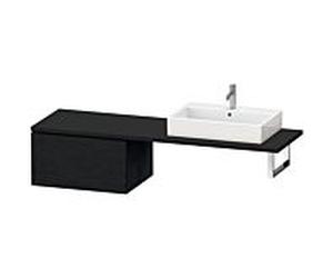 Duravit L-Cube meuble bas LC585401616 72 x 54,7 cm, chêne noir, pour console, 2000 coulissant