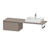 Duravit L-Cube meuble bas LC585404343 72 x 54,7 cm, basalte mat, pour console, 2000 coulissant