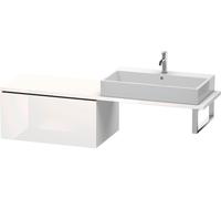 Duravit L-Cube meuble bas LC583402222 82 x 54,7 cm, blanc brillant, pour console, 2000 coulissant