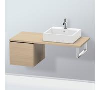 Duravit L-Cube meuble bas LC583107171 42 x 54,7 cm, chêne méditerranéen, pour console, coulissant 2000