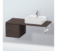 Duravit L-Cube meuble bas LC583107272 42 x 54,7 cm, chêne foncé brossé, pour console, coulissant 2000