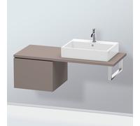Duravit L-Cube meuble bas LC583204343 52 x 54,7 cm, basalte mat, pour console, 2000 coulissant