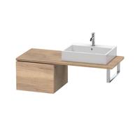 Duravit L-Cube Meuble bas pour console, 1 tiroir, 520x400x547mm, LC583205555, Couleur: Décor chêne marbré