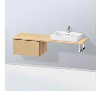 Duravit L-Cube meuble bas LC585403030 72 x 54,7 cm, chêne naturel, pour console, 2000 coulissant