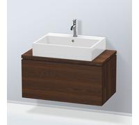 Duravit Vasque L-Cube LC580206969 82 x 47,7 cm, noyer brossé, pour console, coulissant 2000