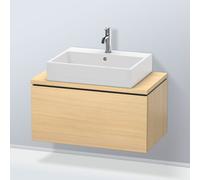 L-Cube Duravit vasque LC580207171 82 x 47,7 cm, chêne méditerranéen, pour console, coulissant 2000