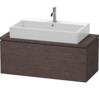 Duravit L-Cube Meuble sous-lavabo pour console, Compact, suspendu, 1 tiroir, 1020x400x477mm, LC580407272, Couleur: placage en chêne véritable brossé foncé