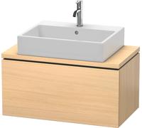 L-Cube Duravit vasque LC580207171 82 x 47,7 cm, chêne méditerranéen, pour console, coulissant 2000