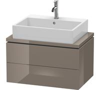 Duravit Meuble bas L‑Cube LC580608989 – 2 tiroirs, 72 x 47,7 cm