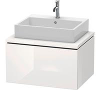 Duravit Vasque L-Cube LC581108585 72 x 54,7 cm Blanc brillant pour console 1 coulissant