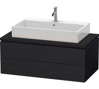 Duravit Vasque L-Cube LC581901616 102 x 54,7 cm chêne noir pour console 2 tiroirs
