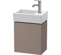 Duravit L-Cube Meuble sous-lavabo suspendu, 1 porte, charnière à droite, 364x400x241mm, LC6293R4343, Couleur: Décor basalte mat