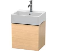 Duravit L-Cube Meuble sous-lavabo suspendu, 1 porte, charnière à droite, 434x400x341mm, LC6245R7171, Couleur: Placage chêne méditerranéen en bois véritable