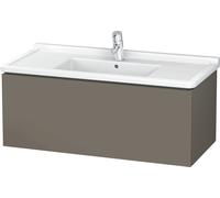 Duravit L-Cube Meuble sous-lavabo suspendu, 1 tiroir, 1020mm, pour Starck 3, LC616609090, Couleur: Flanelle Vernis gris satiné mat soyeux