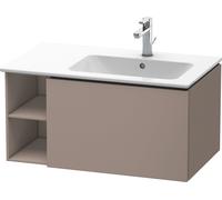 Duravit Meuble sous-vasque L-Cube LC619204343 82x48,1x40 cm 1 tiroir, vasque à droite, basalte mat