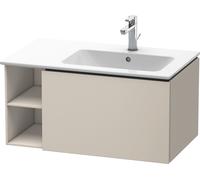 Duravit meuble sous vasque L-Cube LC619209191 82×48,1×40cm coulissant 2000 vasque à droite taupe mat