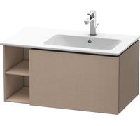 Duravit Meuble sous-lavabo L-Cube LC619207575 82x48,1x40 cm 2000 coulissant, lavabo à droite, lin