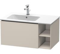 Duravit Meuble sous-vasque L-Cube LC619109191 82x48,1x40cm 2000 coulissant vasque à gauche taupe mat