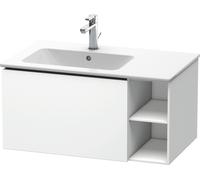 Duravit Meuble sous-lavabo L-Cube LC619101818 82×48,1×40 cm coulissant lavabo à gauche blanc mat