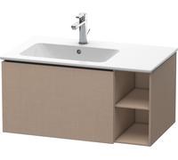 Duravit L-Cube meuble sous-vasque LC619107575 82x48,1x40cm, 2000 coulissant, lavabo à gauche, lin